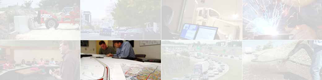 traffic planners examing elevations at table